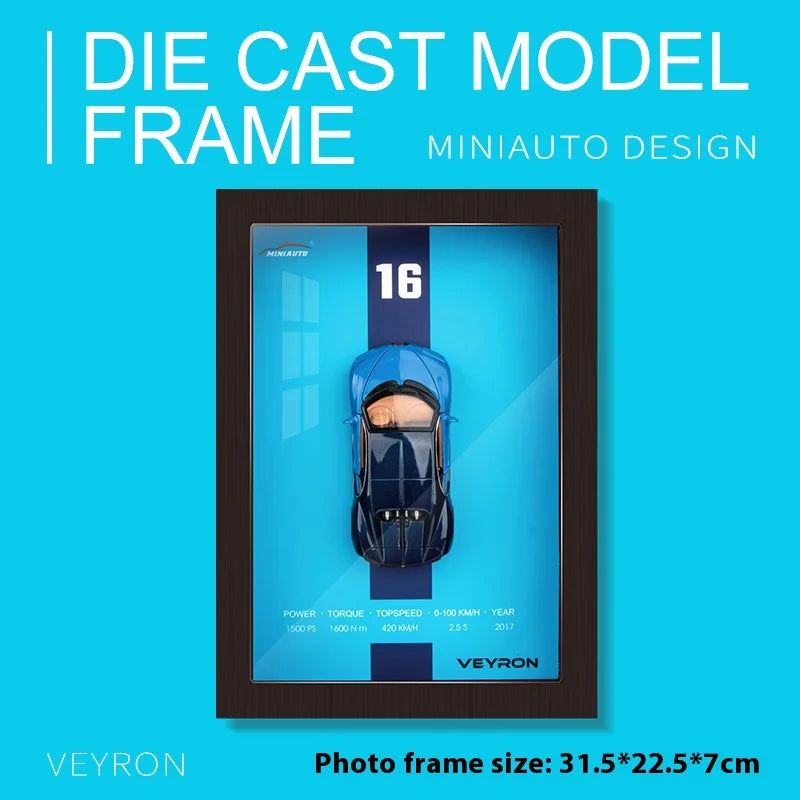 Cuadro 3D Supercar – Maqueta Premium en Relieve